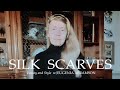 SILK SCARVES. Wearable Art. ASMR. Beauty and Style w/Eugenia Abramson #asmr ,#silk-scarf, #style