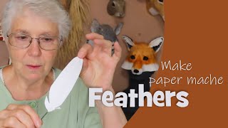 How To Make Paper Mache Feathers