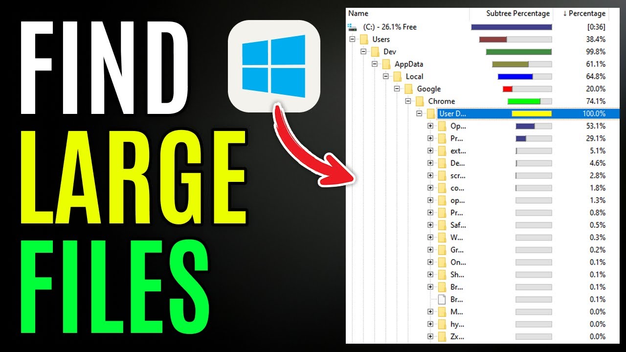 How to Find Large Files on Windows [FULL GUIDE] - YouTube