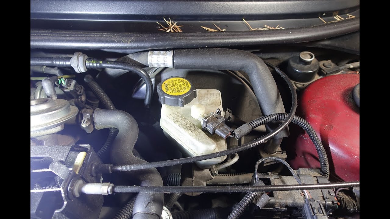 Ford Contour Brake Booster and Master Cylinder Replacement - YouTube