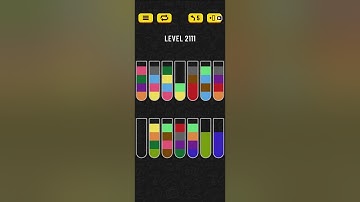 Water sort puzzle level 2111