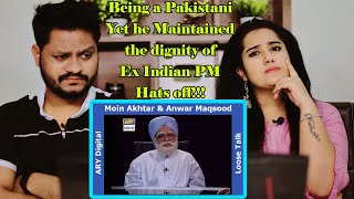 Indian Reacts On Loose Talk Episode 298 - Moin Akhter as Manmohan Singh - Hilarious | Krishna Views