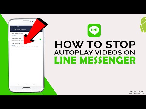 How to Stop Auto Play Videos on Line Messenger?
