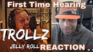 FIRST TIME HEARING: Jelly Roll "Trollz" Freestyle (REACTION)