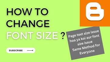 How to fix issue of font size in blogger | What is Gadgets in blogger | Page text size in blogger