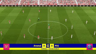 ARSENAL VS PSG || GAMEPLAY