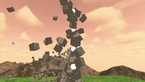 Irrlicht + bullet, 600 cube, test 3