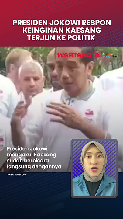Presiden Jokowi Respon Keinginan Kaesang Terjun ke Dunia Politik