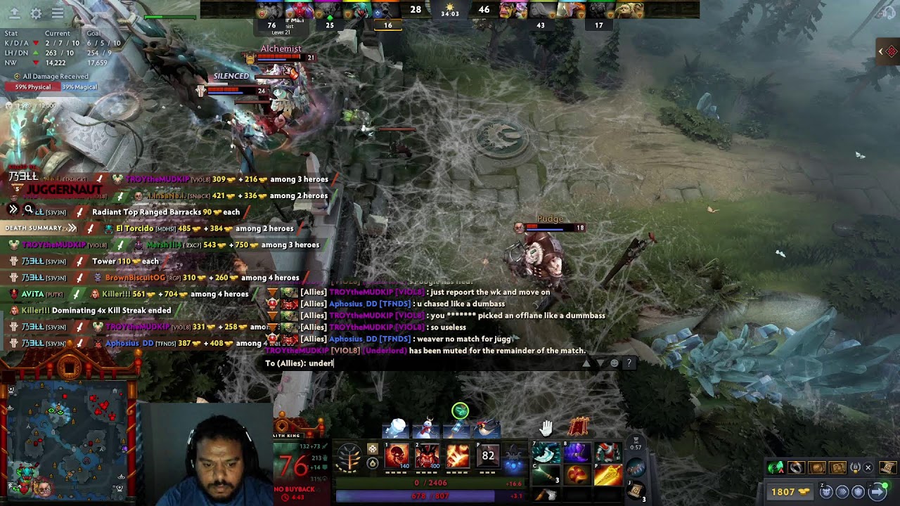 Ranked Dota 2 Offlane Grind 🔥 Wraith King • Ogre Magi • Necrophos (Patch 7.40b)