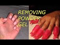 HOW TO REMOVE POWDER GEL NAILS AT HOME &amp; AFTER CARE // Alana Faucher