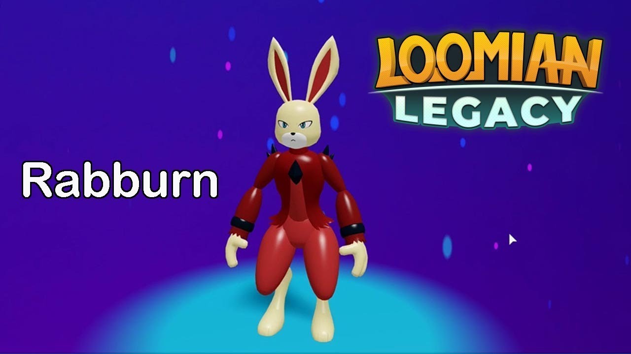 insane rabburn evolution op roblox loomian legacy youtube