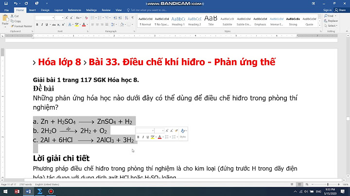 Giải bài tập hóa 8 sgk bài 33 năm 2024