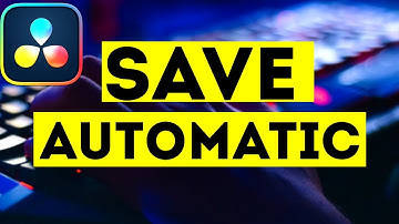 How To AutoSave In Davinci Resolve 19 | Autosave Settings Tutorial