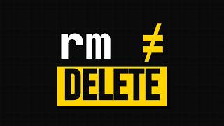 Your Deleted Files Are Still on Your Disk