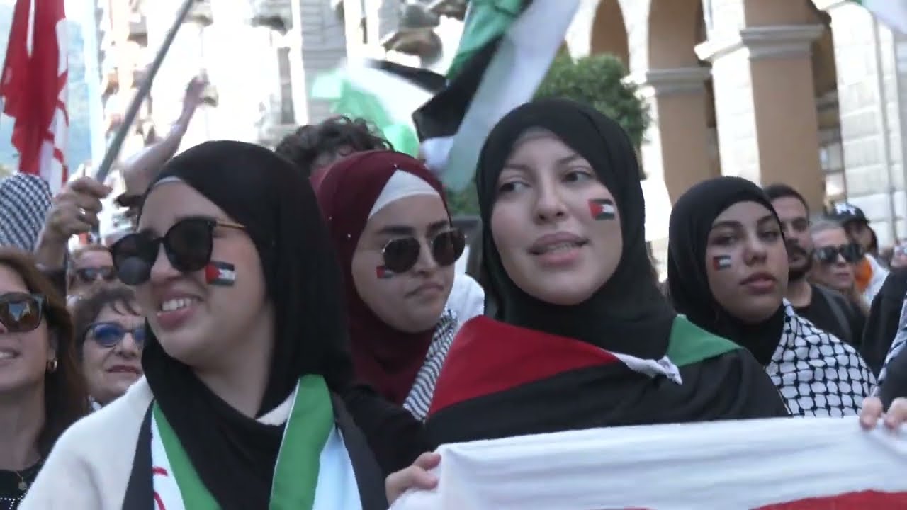 In diecimila al corteo per la Flottilla, massiccia la risposta della Spezia 03-10-2025