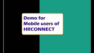 HRCONNECT | Demo for Mobile Users of HRCONNECT screenshot 2