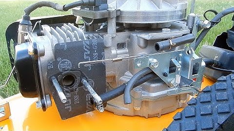 Installing a new Carburetor on a Cub Cadet ST 100 field trimmer mower