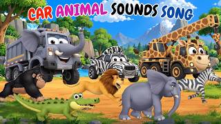 Car Animal Song🚗 Vehicle Transformation & More Kids Songs🦁 Learn Fun Colors, Vehicles, Animal Sounds screenshot 2