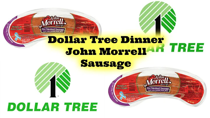 Dollar Tree Dinner: John Morrell Sausage