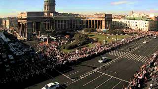 Санкт-Петербург. Крёстный ход 12.09.2013 с вебкамеры VPITER.COM Казанский собор.(, 2013-09-12T09:52:44.000Z)