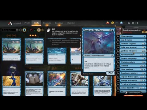 Comment jouer avec un deck bleu dans Magic The Gathering Arena ? Démos et combats ! # Game4 #