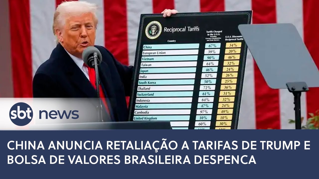 China anuncia retaliação a tarifas de Trump e bolsa de valores ...