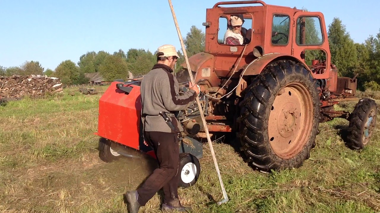 Хроника сенокоса 2019//Т40, роторная косилка КРН2, прессподборщик 0850.Ч.1