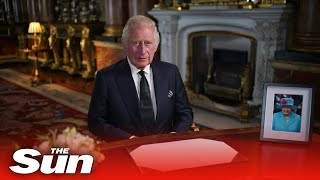 King Charles opens up about the grief of losing his mother in his first speech as King