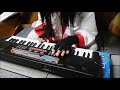 1mmも弾けないけど２０００円でキーボード買ってみたcrossdresser bought a new used electronic piano keyboard