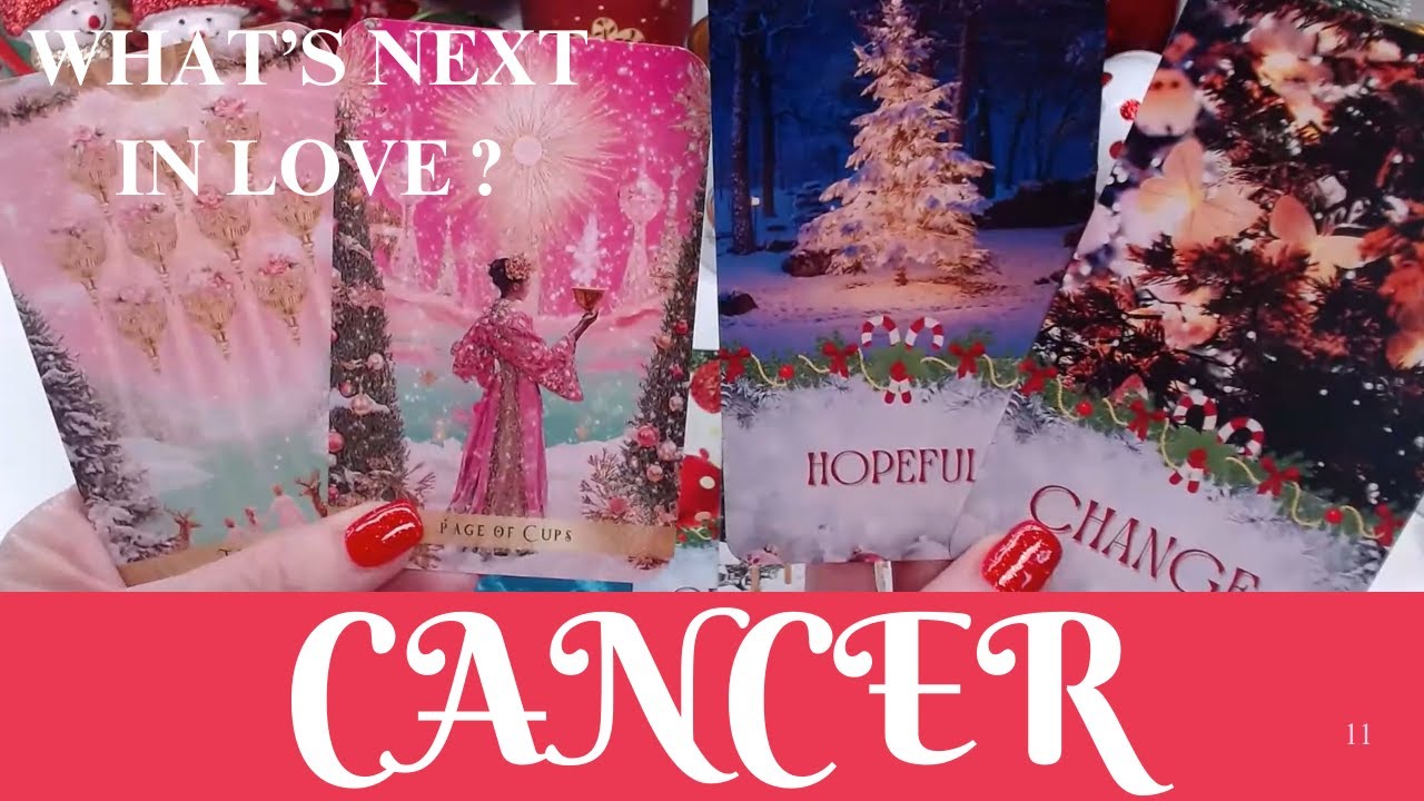 CANCER LOVE♋💖PERSON ON YOUR MIND MAKES A MOVE😲OUR FIRST HOLIDAY TOGETHER🎁🎄🙏CANCER LOVE TAROT ❤️‍🔥