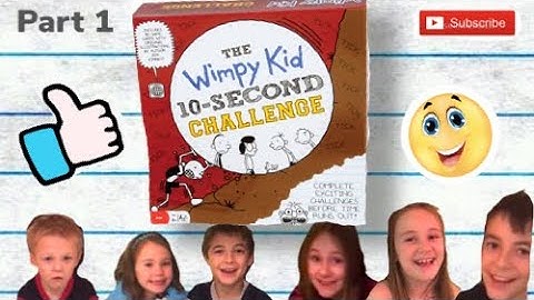 Diary of a wimpy kid 10 second challenge! Part 1