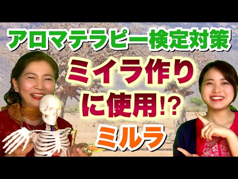 【これで合格】ミイラ作りにも使用！防腐作用抜群のミルラ精油！聴き流し◎アロマテラピー検定対策◎勉強法◎問題付き◎アロマ初心者にも！心と身体のセルフケア★アーユスのアーユルヴェーダ的日々