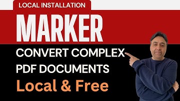 Convert Complex PDF Documents with AI for Free and Local - Marker Installation