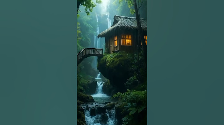 The Best Waterfall I Do you like to live in this house? #waterfall #nature