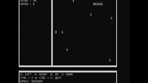 Snake GamePlay (.Net Core) v2