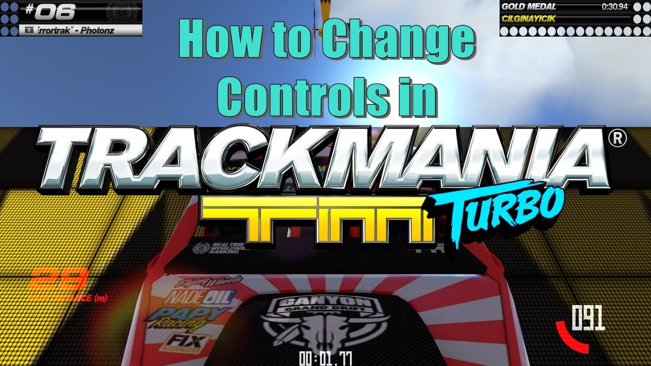 How to Change Controls in Trackmania Turbo - YouTube