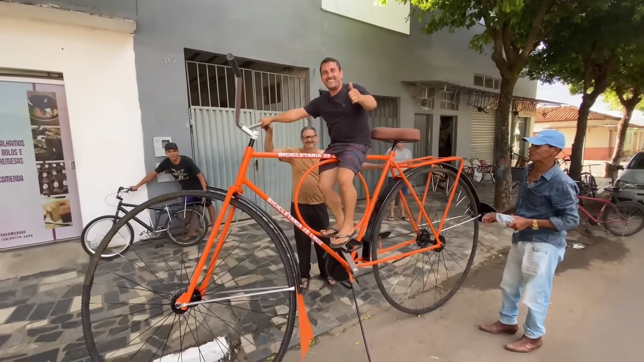 [REPORTAGEM] Zé Cruz e suas bicicletas diferenciadas foi tema de reportagem do Domingo Espetacular