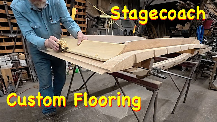 Installing the Cove Cut Flooring in My Stagecoach | Engels Coach Shop