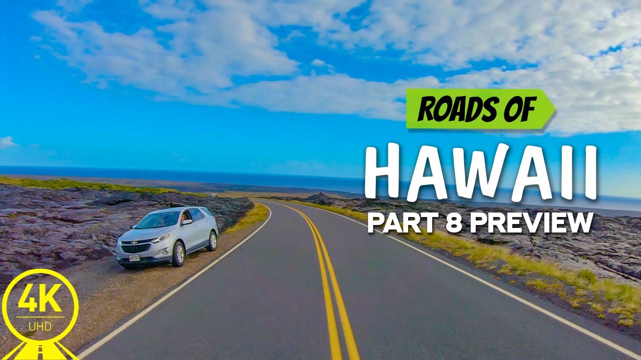 Roads of the Big Island, Hawaii - Part #8 - 4K Scenic Drive Video ...