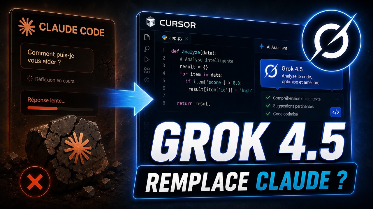 J’ai remplacé Claude Code par Grok 4.5 dans Cursor