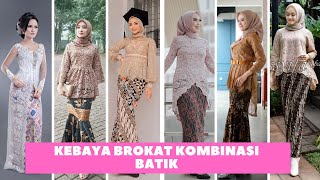 Model Kebaya Brokat Batik Kombinasi Terbaru screenshot 5