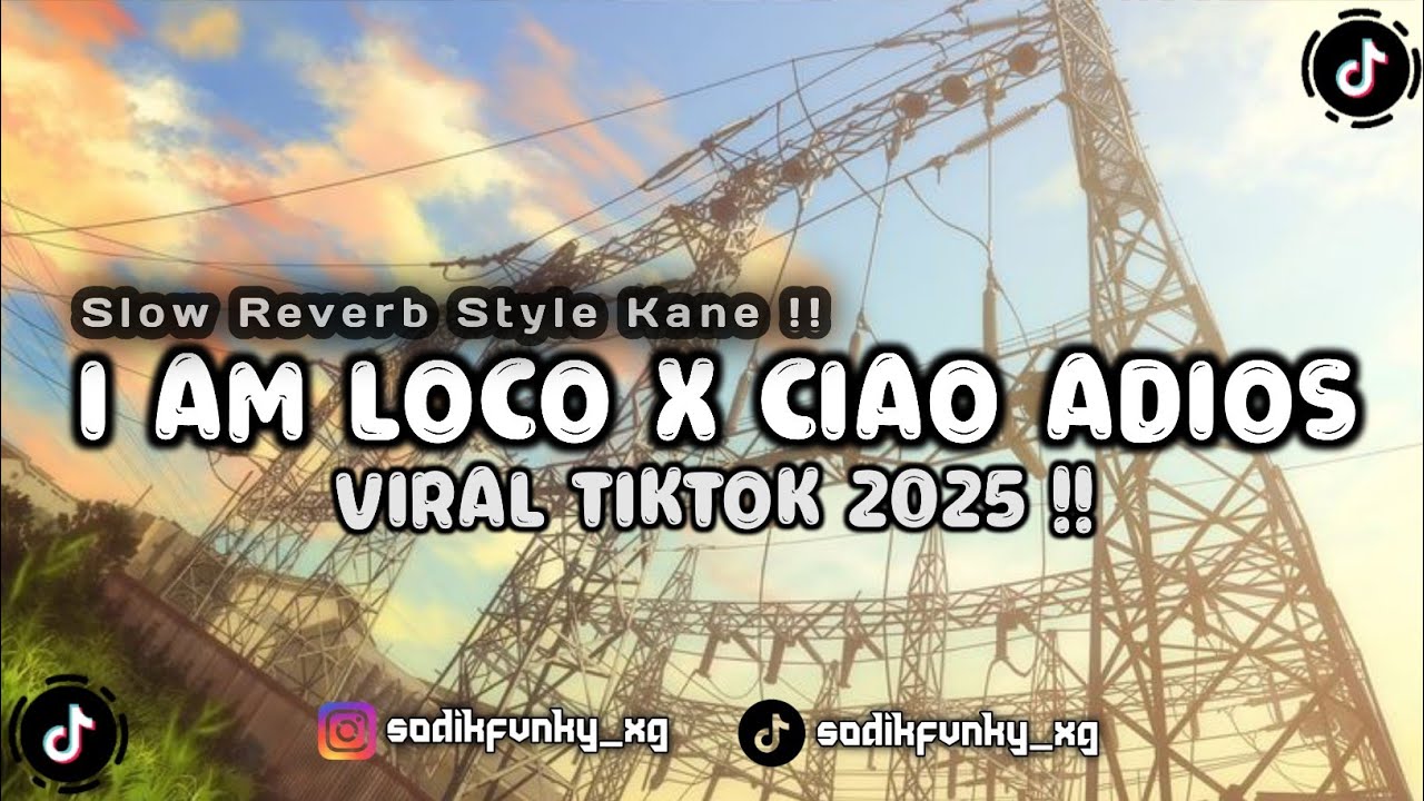 DJ I AM LOCO X CIAO ADIOS X MASHUP AKIMILAKU SLOW REVERB KANE VIRAL TIKTOK 2026 !!
