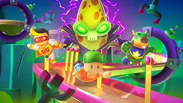 Stumble Guys NEW LEVEL: Laser Slide