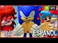 Sonic y Huggy Wuggy en Squid Game - Poppy Playtime & Fnf Animación en Español