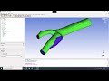 Basic Meshing in IcemCFD - Carotid Tet Mesh with Inflation Layer