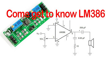 How to use LM386 : Understand LM386