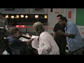 Nichelle Nichols and Walter Koenig rehearse with director Tim Russ - Star Trek: Of Gods and Men