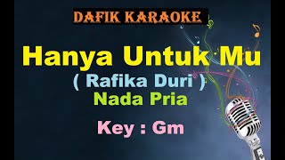 Hanya UntukMu (Karaoke) Rafika Duri Nada Pria /Cowok Male Key Gm Lagu Nostalgia Tembang Kenangan