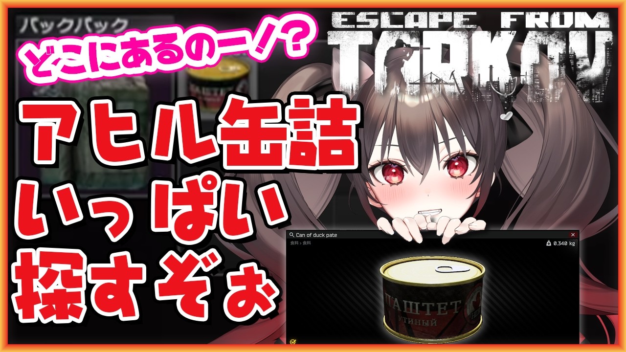 💗【タルコフ】アヒルの缶拾いお姉さん #tarkov #タルコフ
