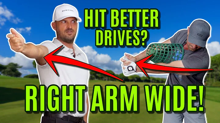 GOLF: Straighten Your Right Arm To Shallow Your Do...